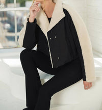 Thrive Societe - Teddy Mix Padded Jacket