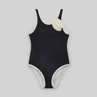 Miles Baby - Rosette Piped One Piece Swimsuit
