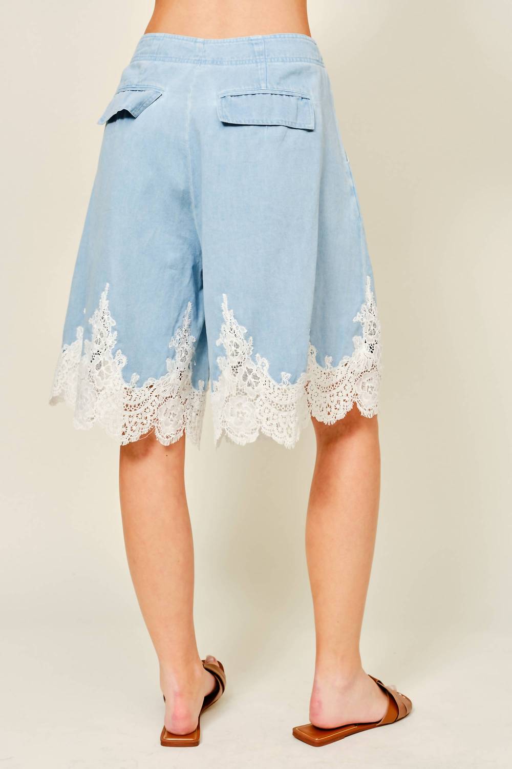 Aaron & Amber - Women's Cotton Blend Bermuda Shorts
