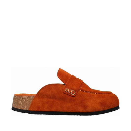 Antelope - Women's Rachel Penny Loafer Mules Cork Heel