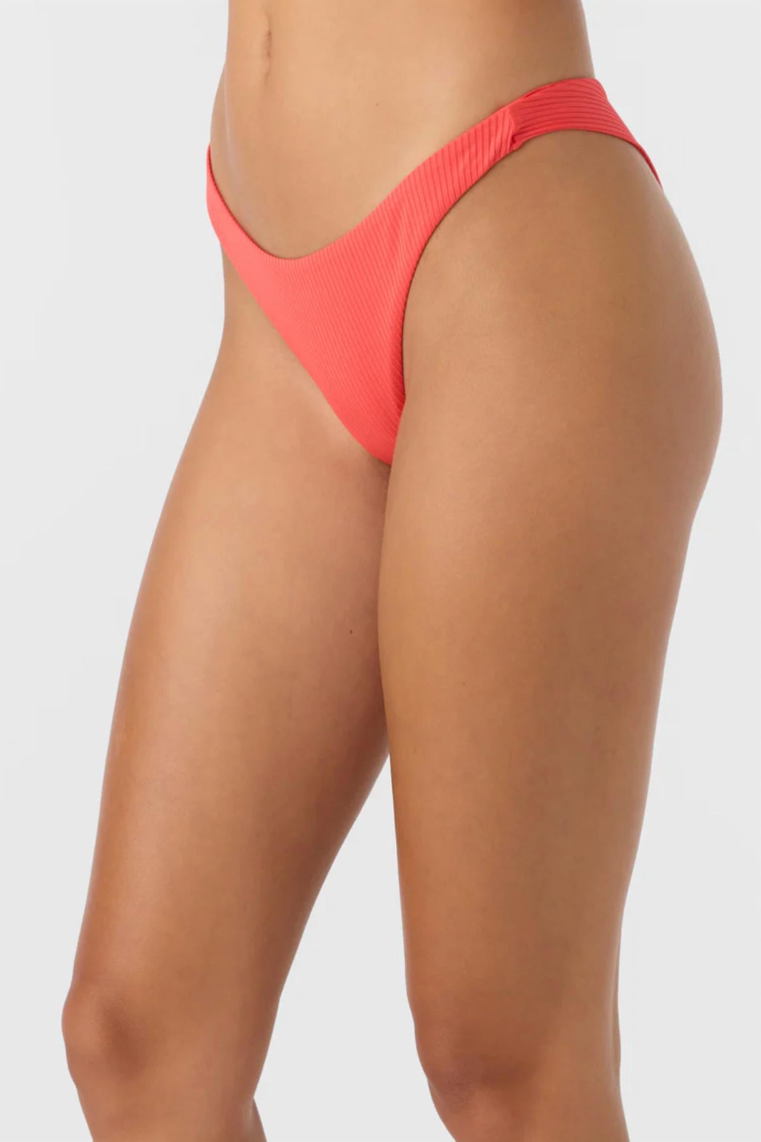 O'Neill - Saltwater Solids Rib Hermosa Skimpy Bikini Bottoms