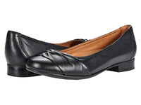 Clarks Women's Un Blush Wish Leather Sandal in black - women's sandal