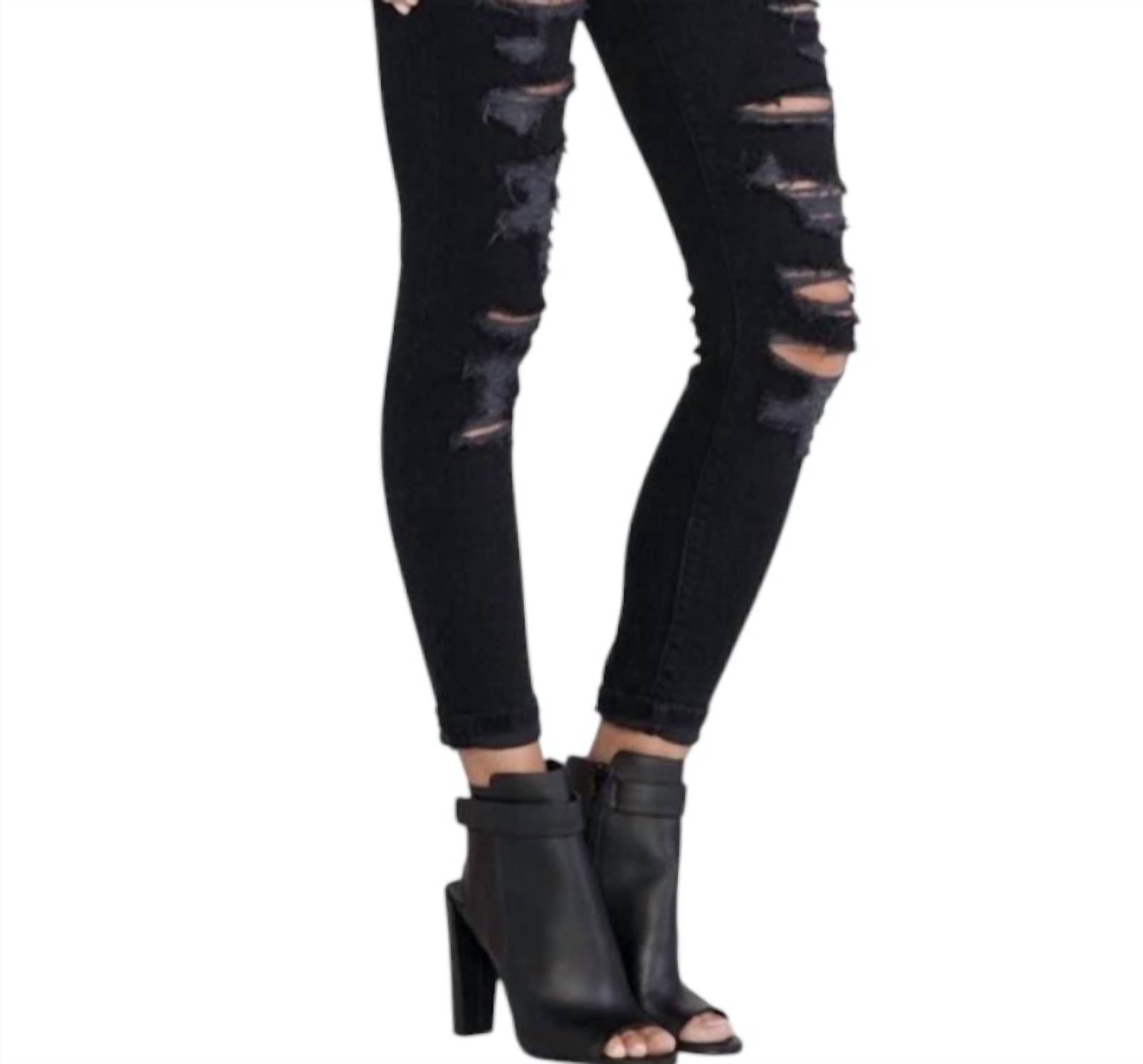 Current/Elliott - Stiletto Tattered Jeans