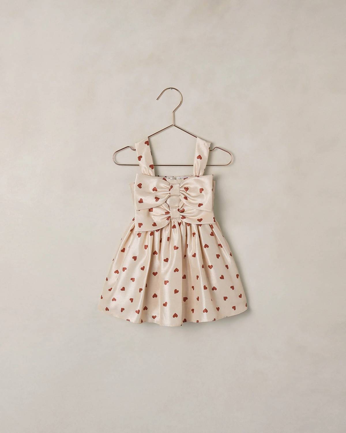 NORALEE Girls Cindy Dress in red hearts - kids' dress