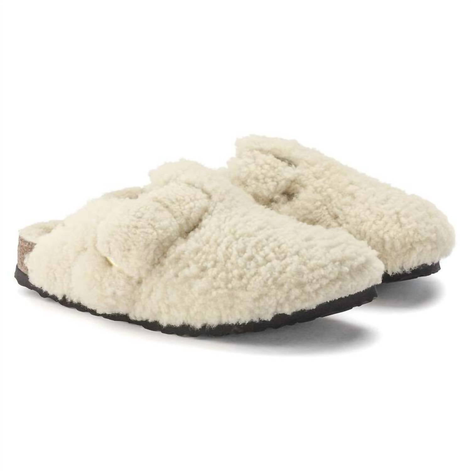 Birkenstock - Women's Big Buckle Boston Teddy Clog