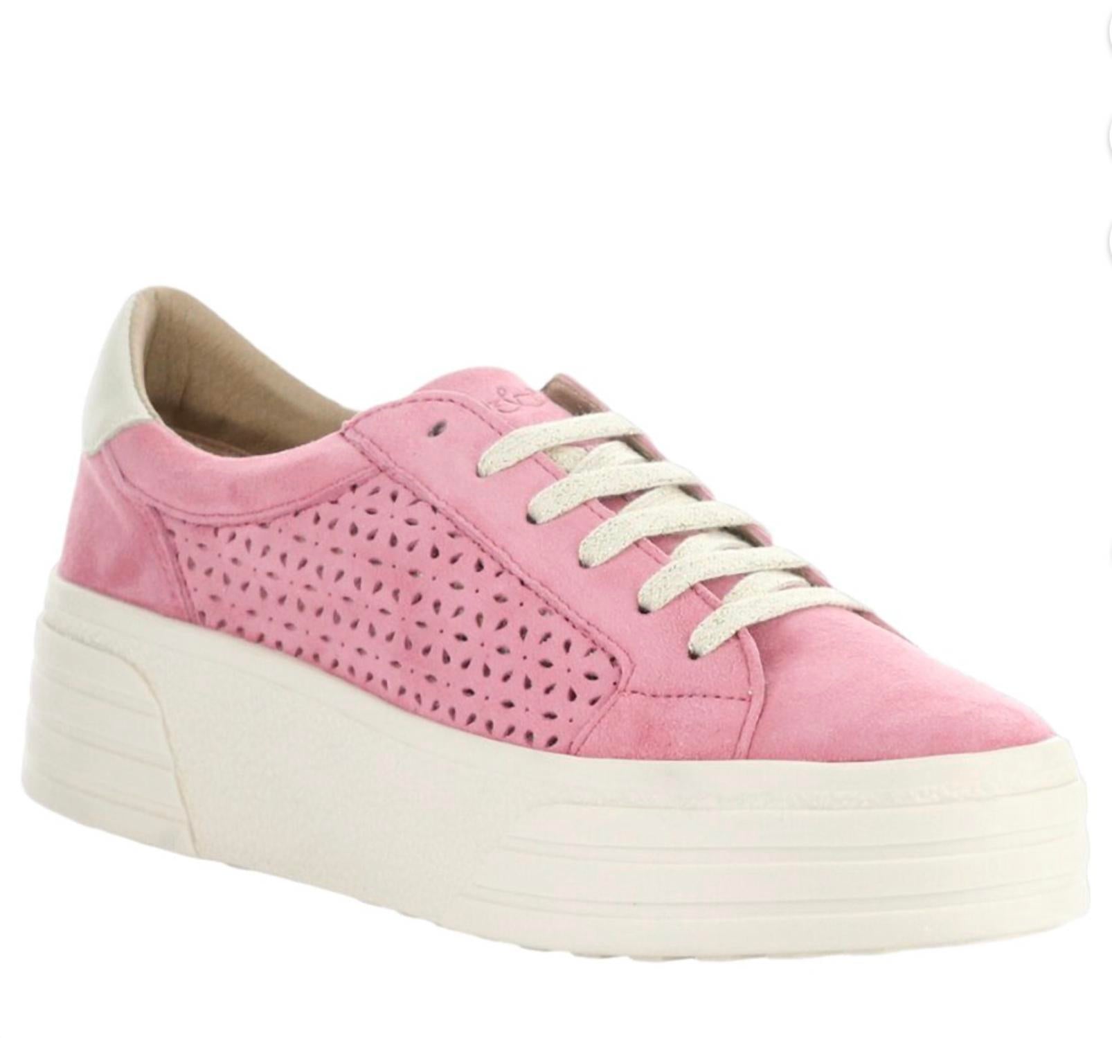 Bos. & Co. Women's Lotta Sneaker in pink rose marfil - women's sneaker