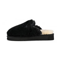 Mou - Women's Curly Sheepskin Eskimo Slippers