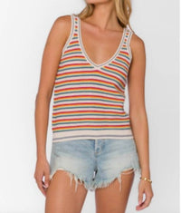 Velvet Heart - Women's Nadia Rainbow Sweater Tank Top