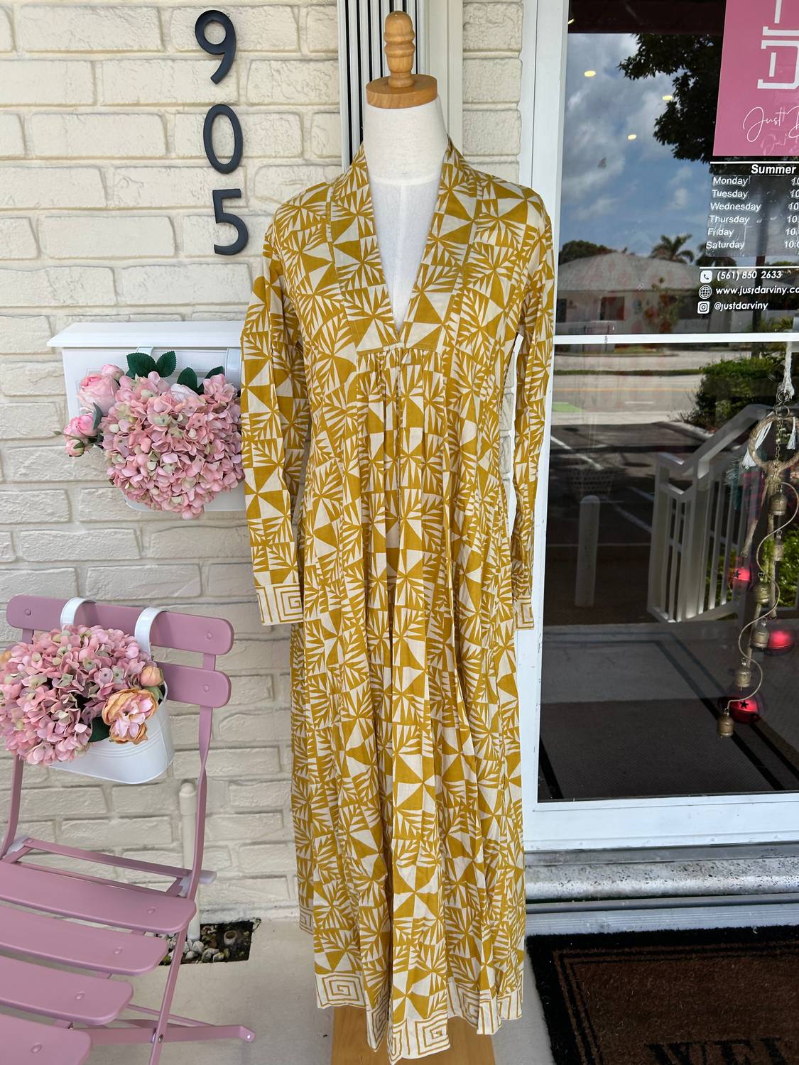 Just Darviny - Karolina V-neck Midi Dress