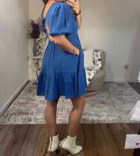 Aemi + Co - Penny Puff Sleeve Tiered Dress