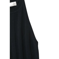 Moussy Women's Braid Delta Tank Top in black - women's tank top - alternate view