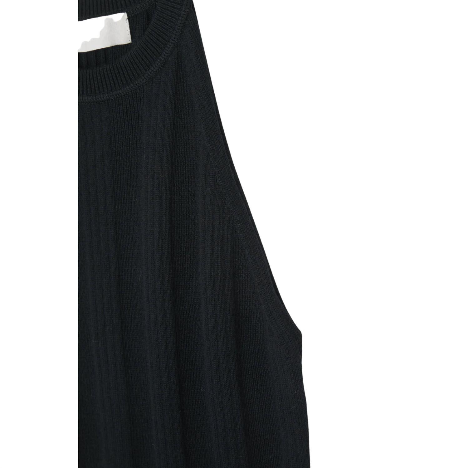 Moussy Women's Braid Delta Tank Top in black - women's tank top - alternate view
