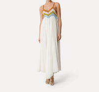 forte forte Crochet Soleil Maxi Dress in garden - women's dress