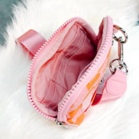 Pretty Simple Women's Nelly Nylon Card Id Wallet Wristlet in watermelon pink - women's bag - alternate view