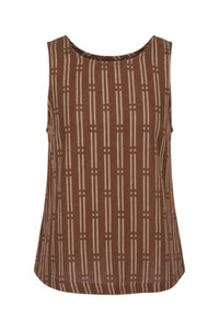 Fun 2 Fun - Printed Tank Top With Back Details