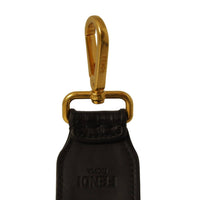 Fendi Women's Glazed Fabric Ff Zucca Shoulder Strap in black - women's item - view 4