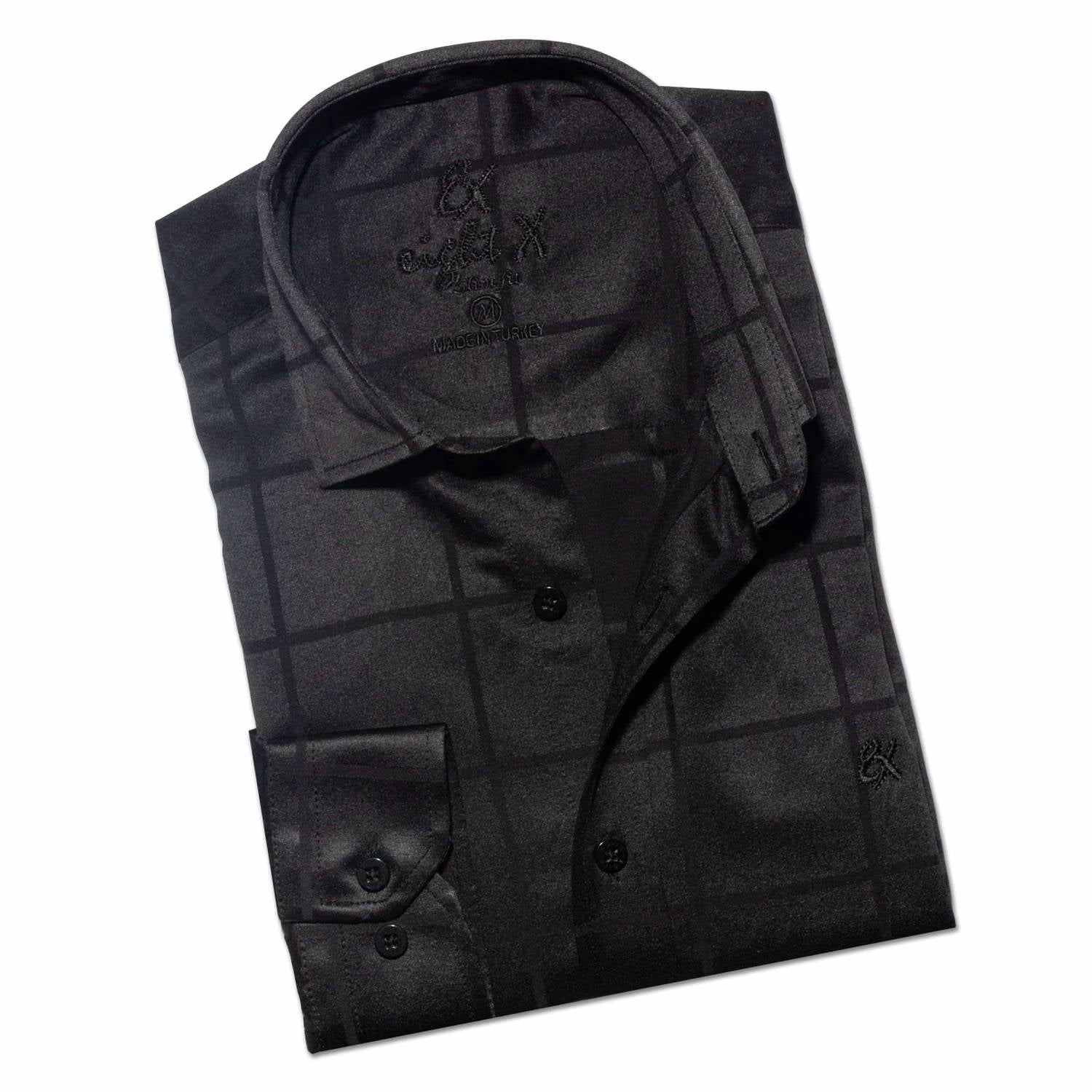 Eight X - Window Pane Jacquard Shirt