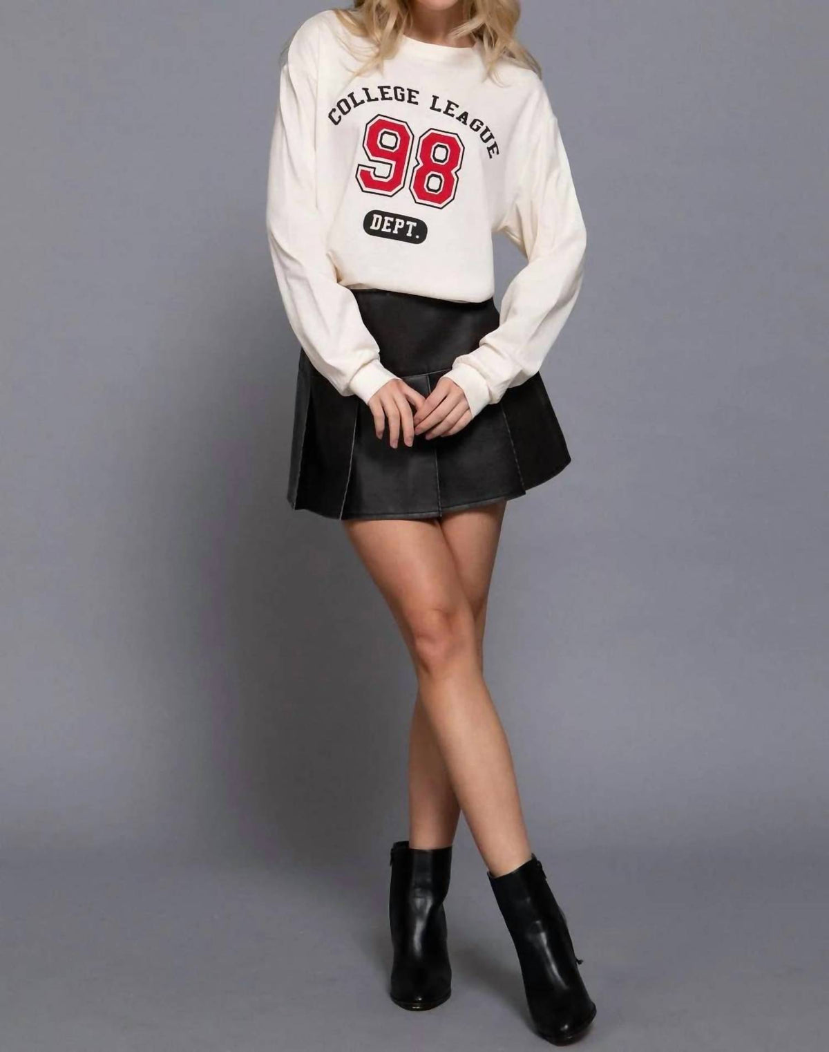 Active Basic - Long Sleeve Printed Detail Top