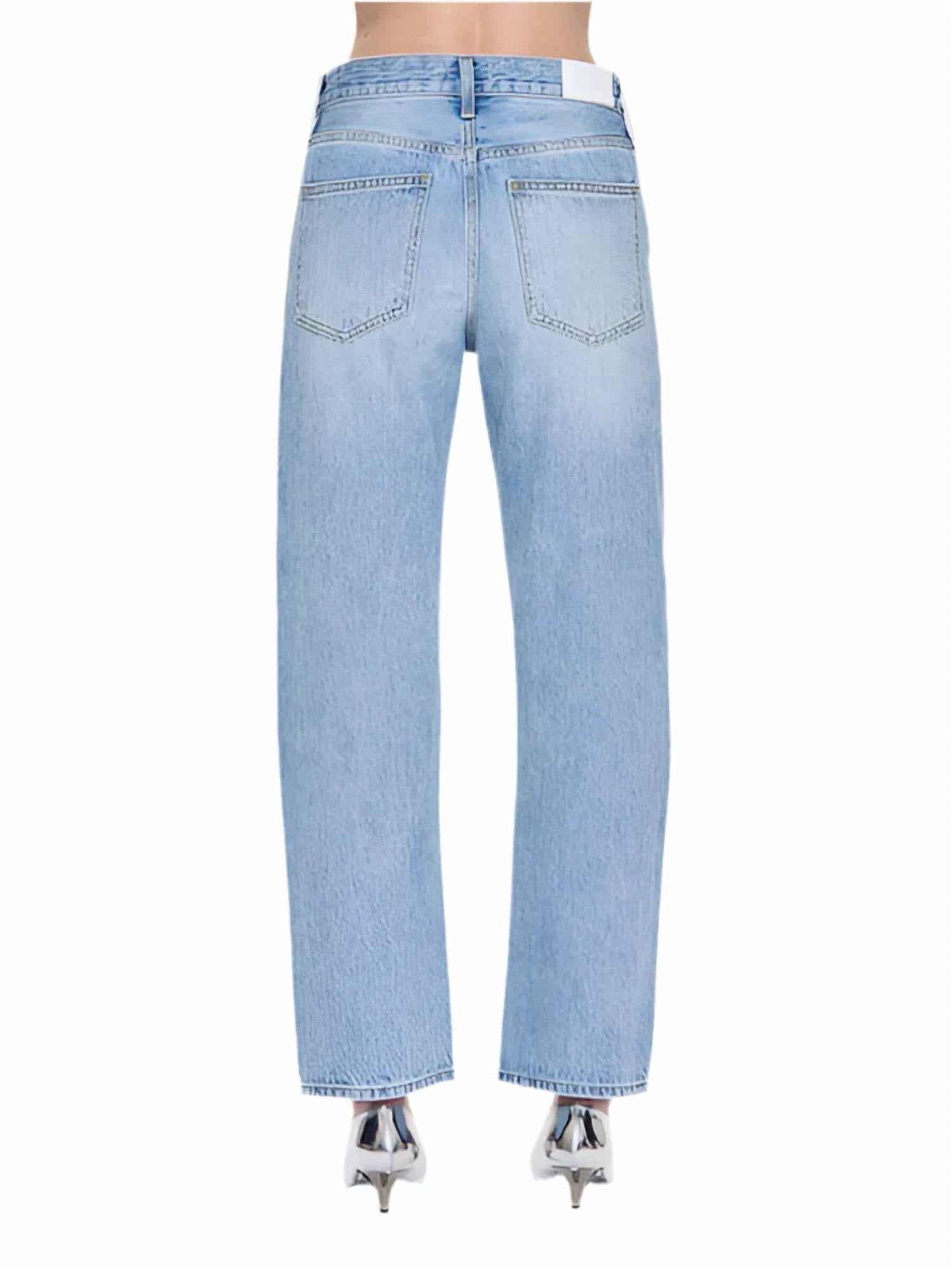 Pistola - Lexi Studded Bowed Straight Jeans