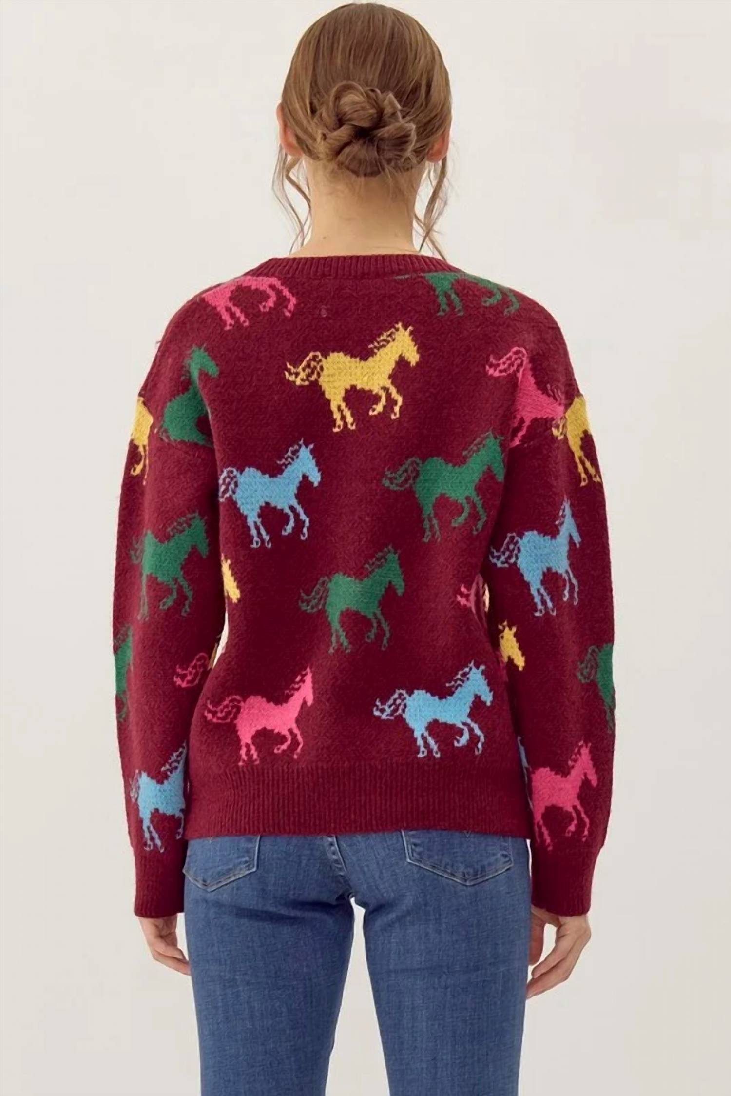 Jodifl - Delilah Horse Graphic Sweater