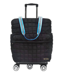 Pretty Simple - Women's Quilted Tote Roller Bag