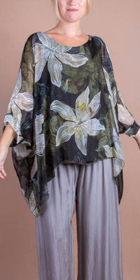 Gigi Moda - Seta Lily Print Kaftan