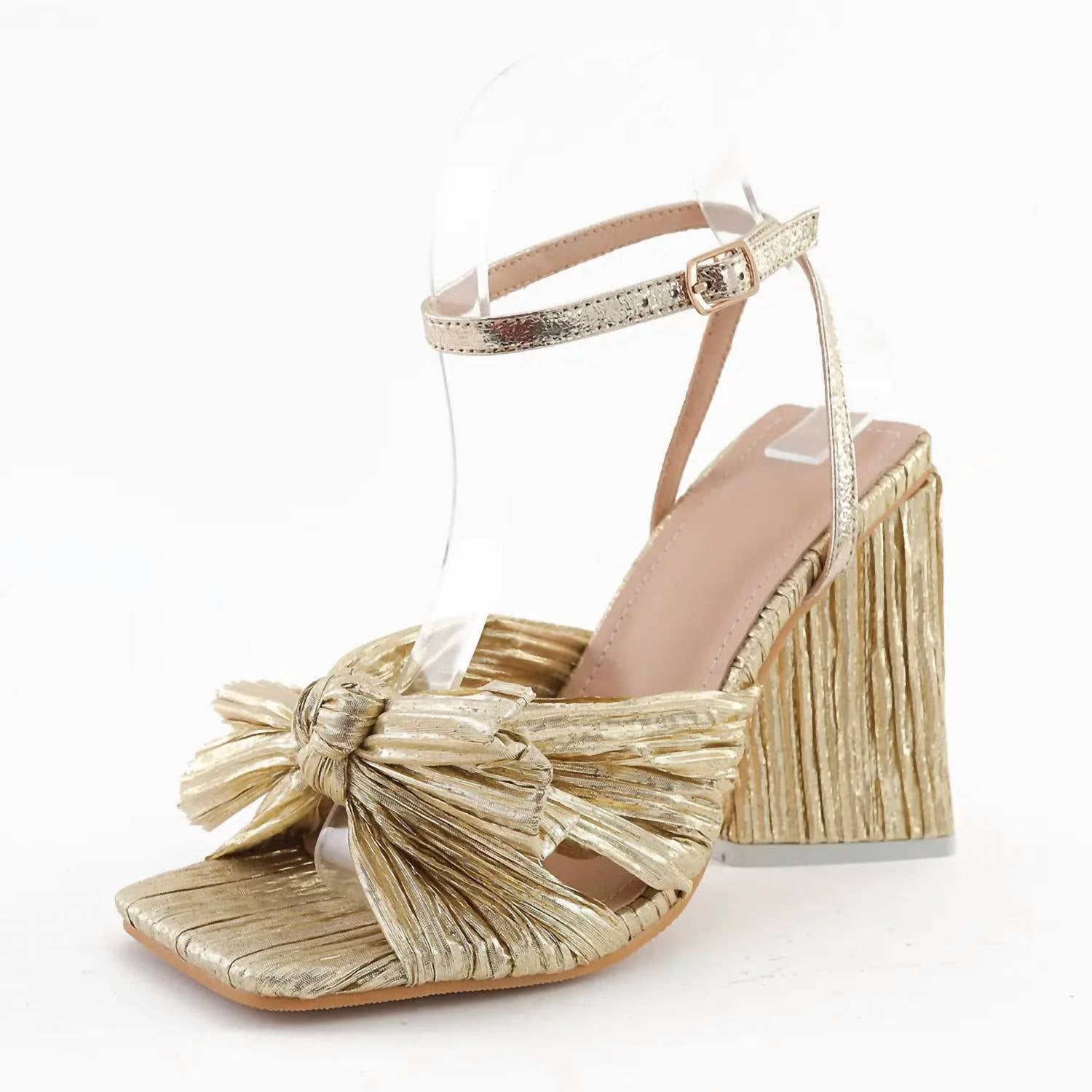 Accity - Women's Retro Bow Heels