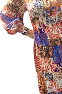 Umgee - Paisley Mix Print Midi Dress