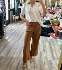 Glam - Solid Wide Leg Pant