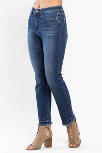 Judy Blue - High Waist Released Hem Slim Jeans