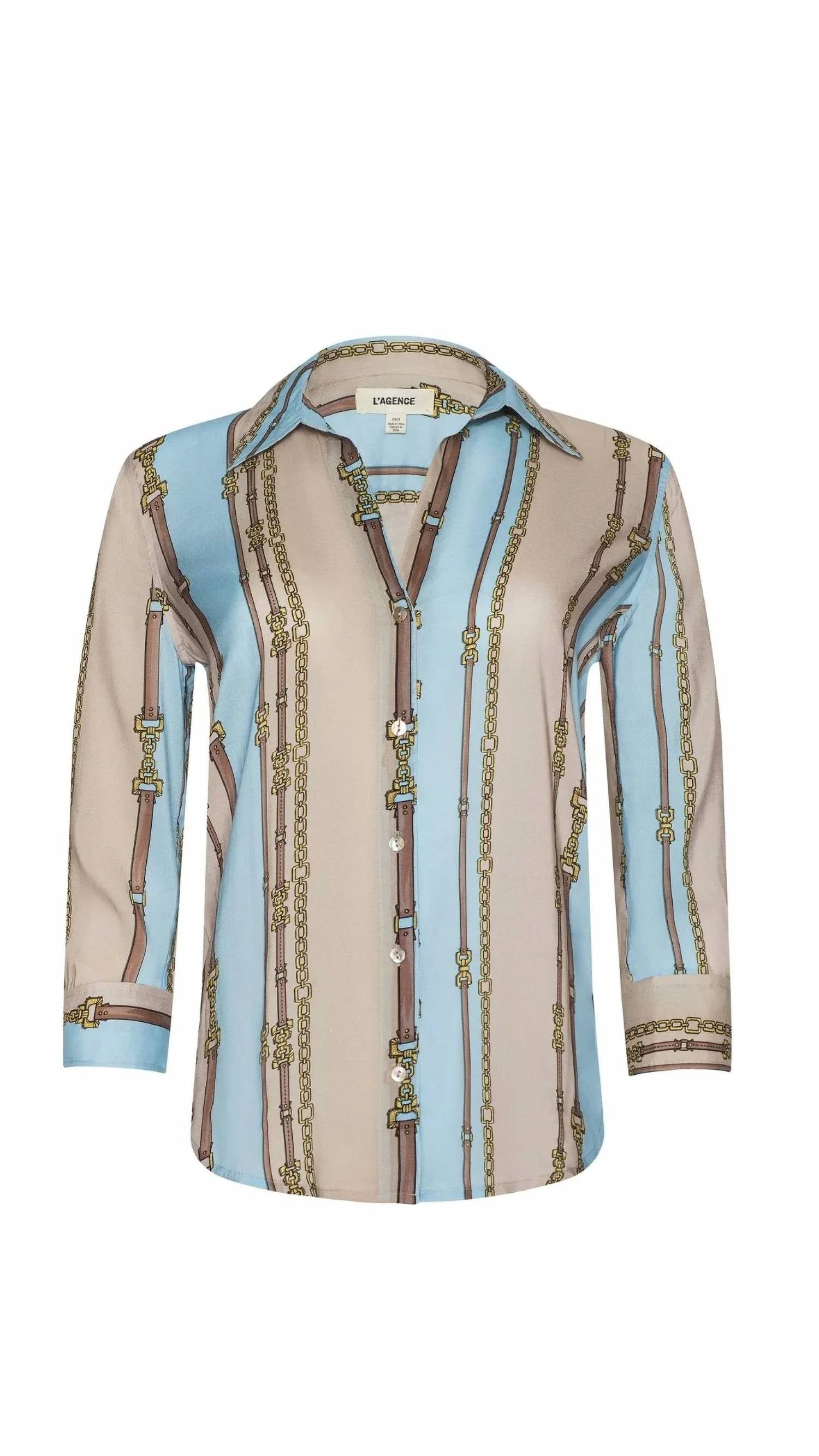 L'Agence - Camille Button Down Blouse