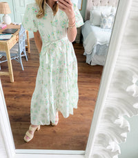 Peach Love - The Lily Grace Ankle Dress