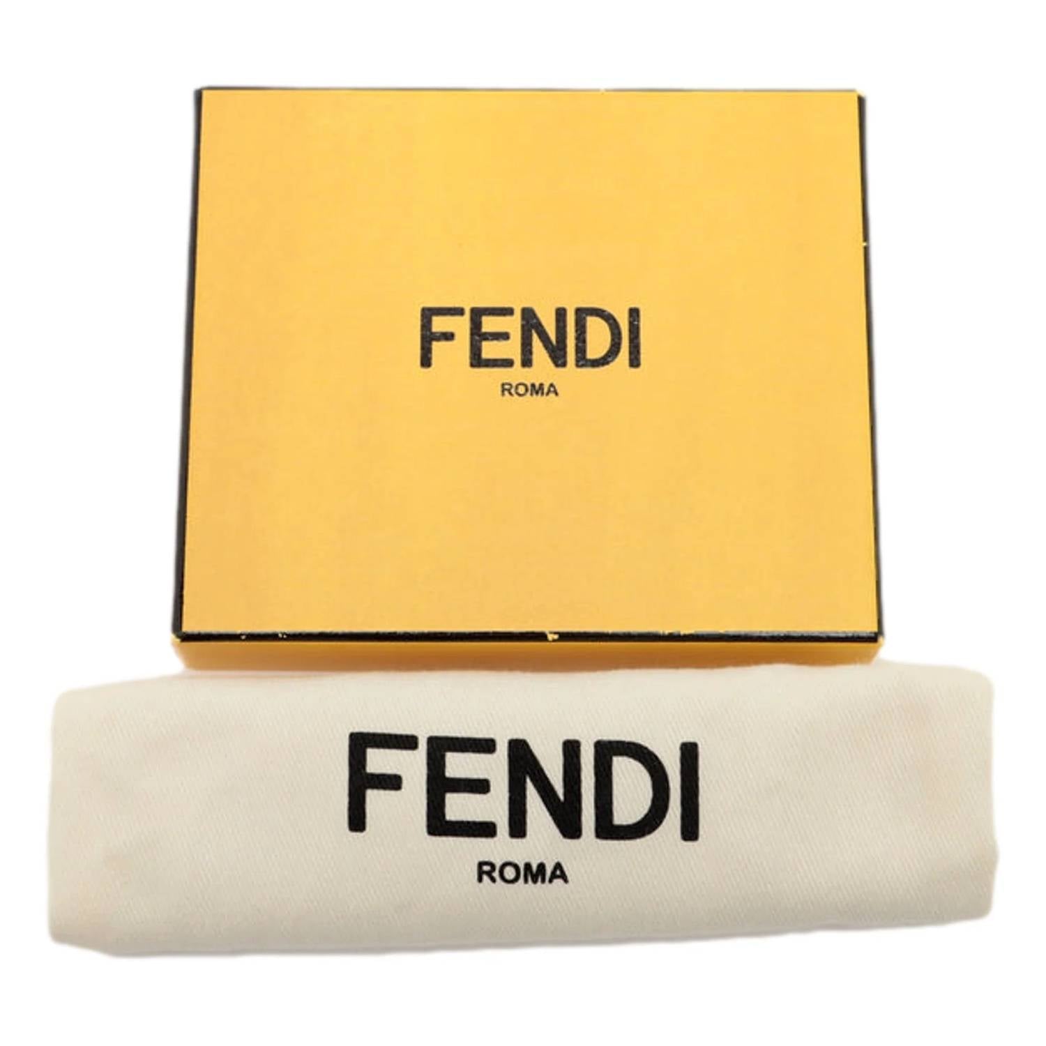 Fendi - Women's First Poudre Leather Nano Micro Charm Pouch Bag