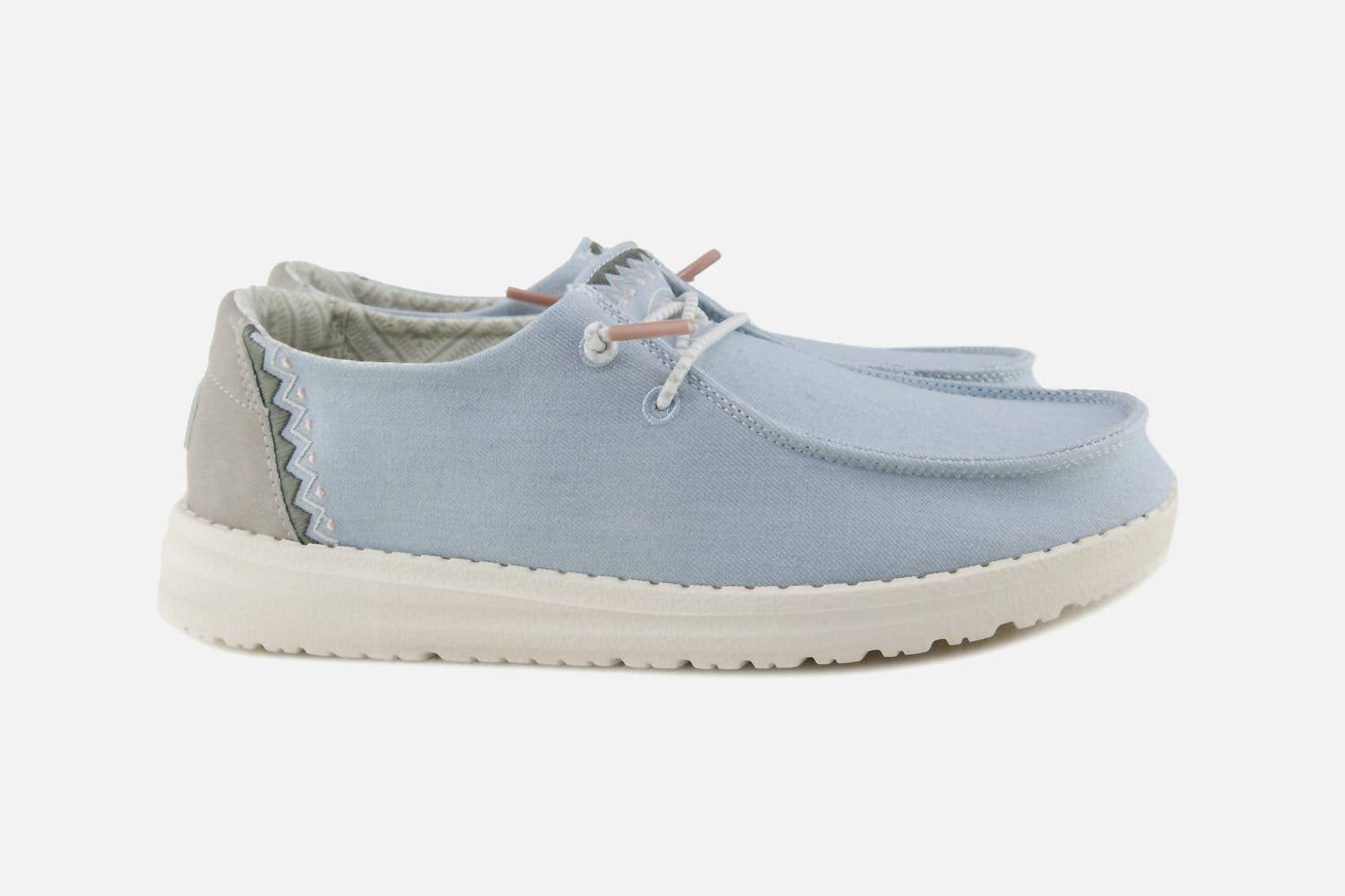 HEY DUDE Women's Wendy Tempe Slip On Shoes in denim - women's flats - view 6