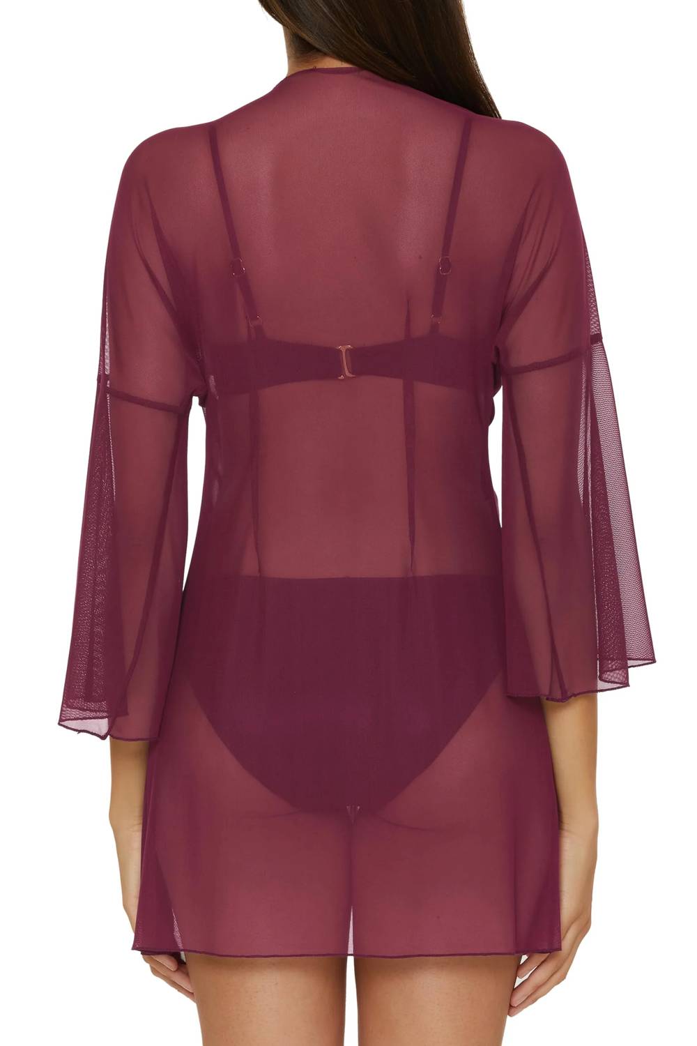 Becca - Mesh Tunic Casual Sheer Beach Cover Ups
