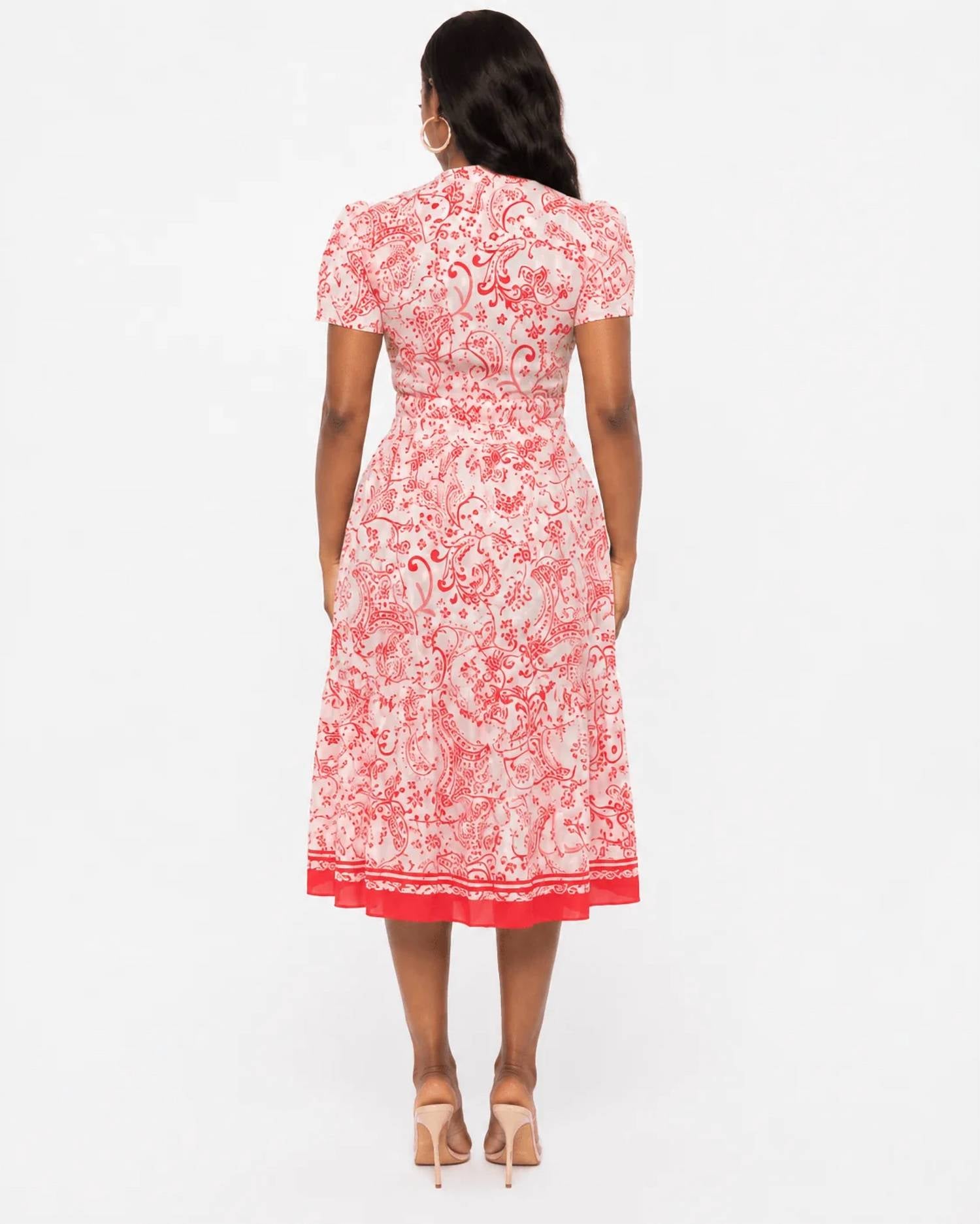Pinch - Paisley Print Midi Dress