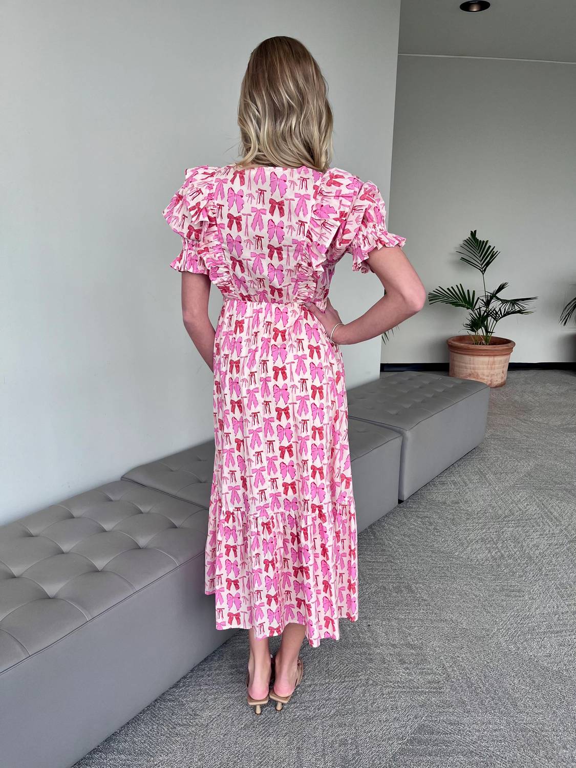 Carole Christian - Women's Bow Maxi Dress