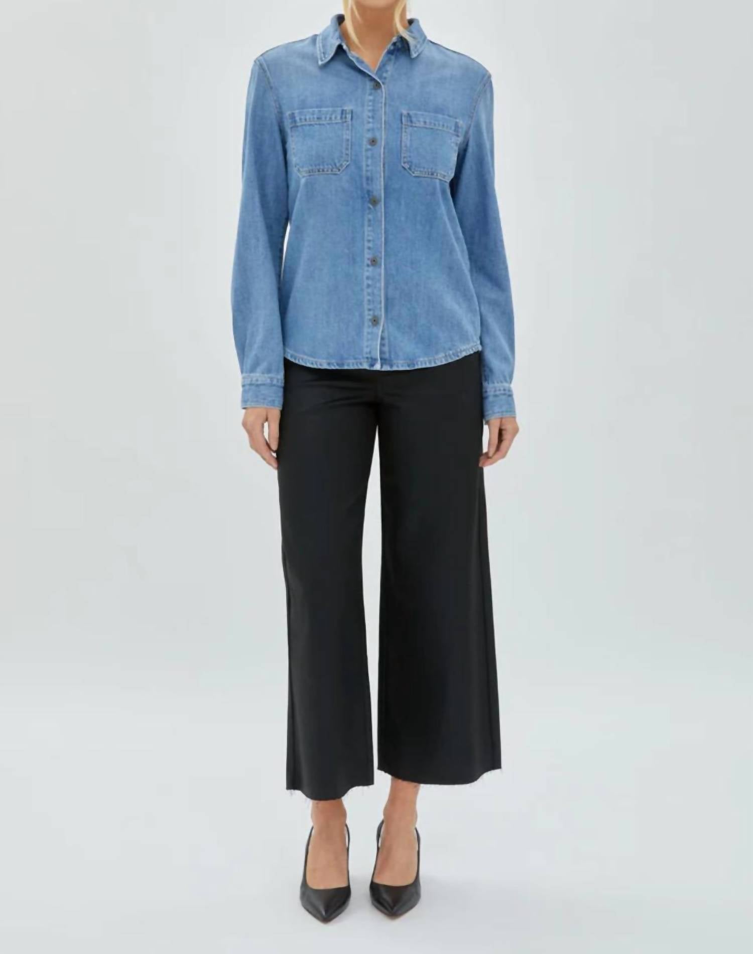 Hidden - Classic Fit Denim Shirt