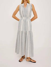 Rails - Alessi Striped Eyelet Maxi Dress