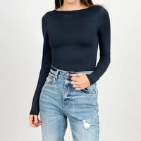 Rd Style - Brida Boat Neck Bodysuit