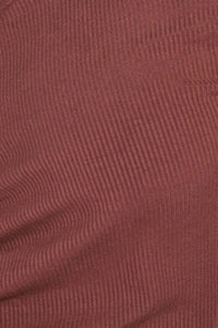 She + Sky - Ruched Suede Button Mini Dress