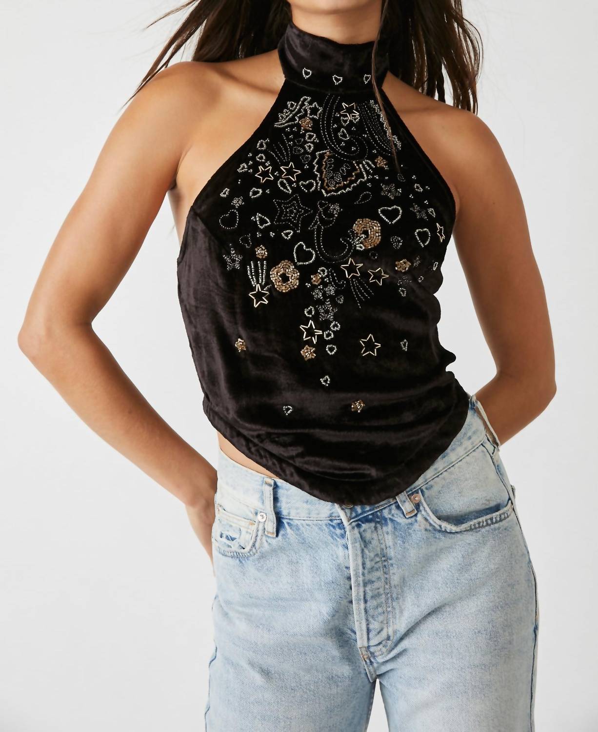 Free People - Arianna Halter-neck Top