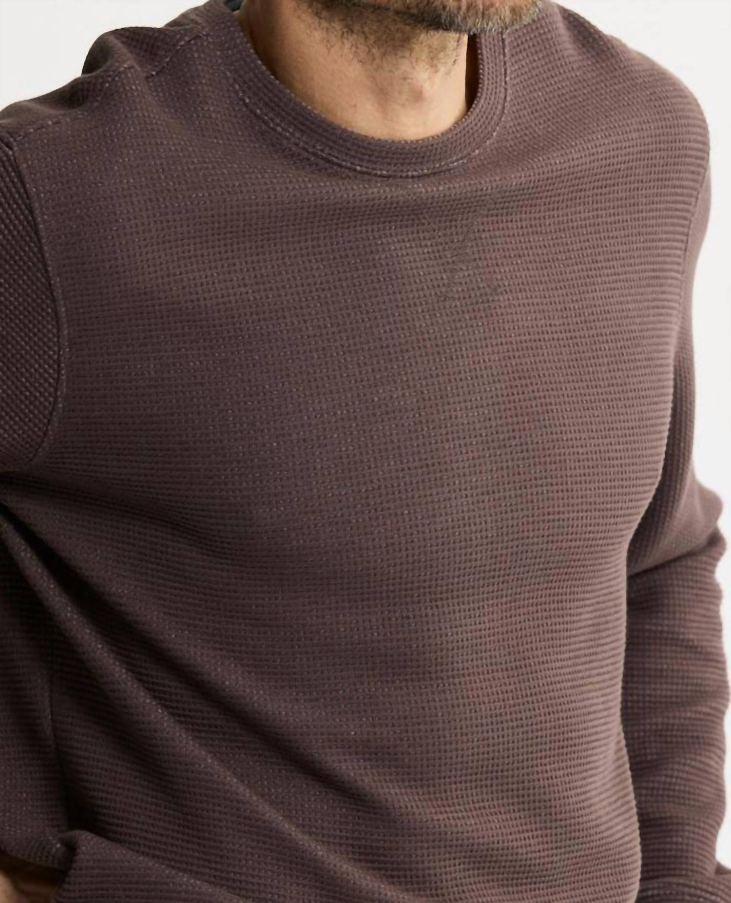 Jachs New York - Doubleface Mesh Crewneck Pullover Sweater