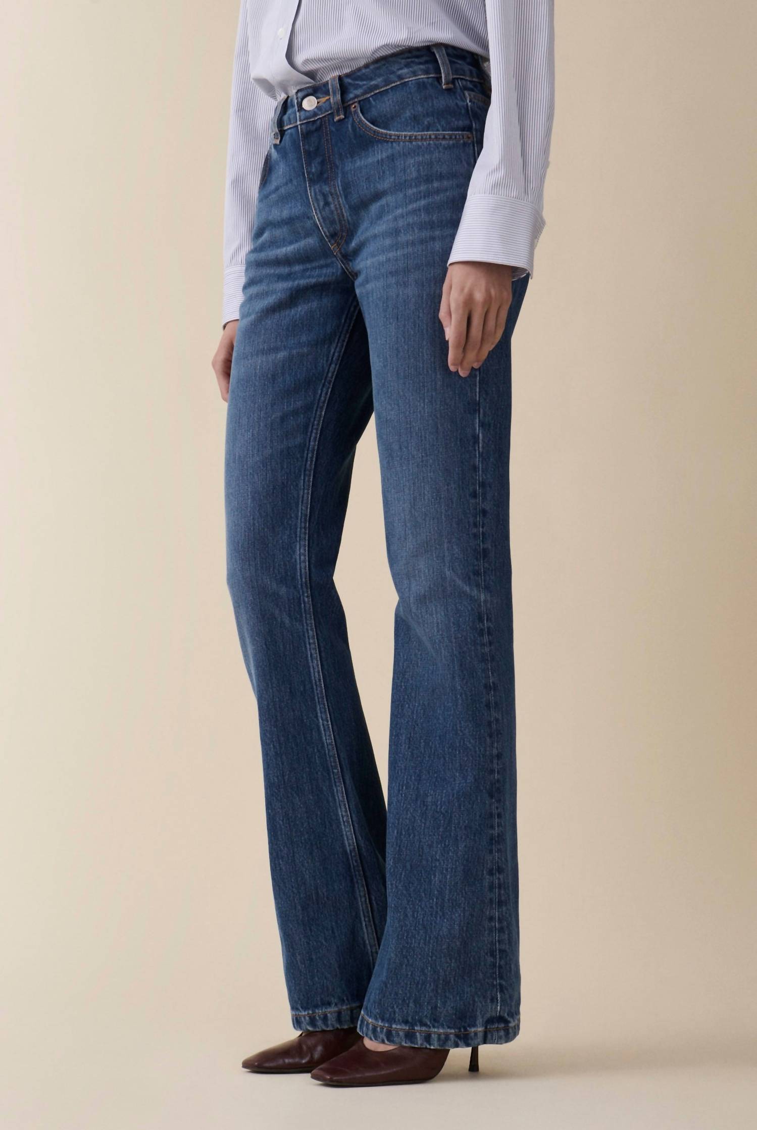Jeanerica - Moda Mid Rise Slim Flared Jean