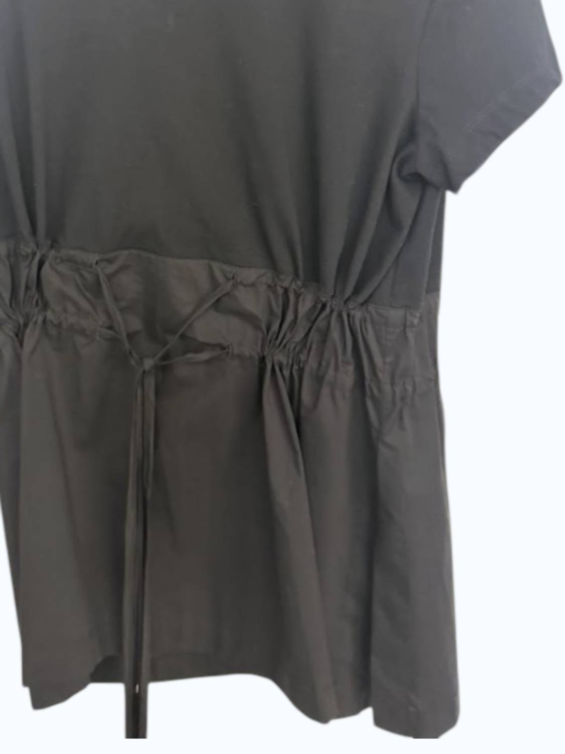 Pier Antonio Gaspari Women's Drawstring T-shirt in black - women's t-shirt