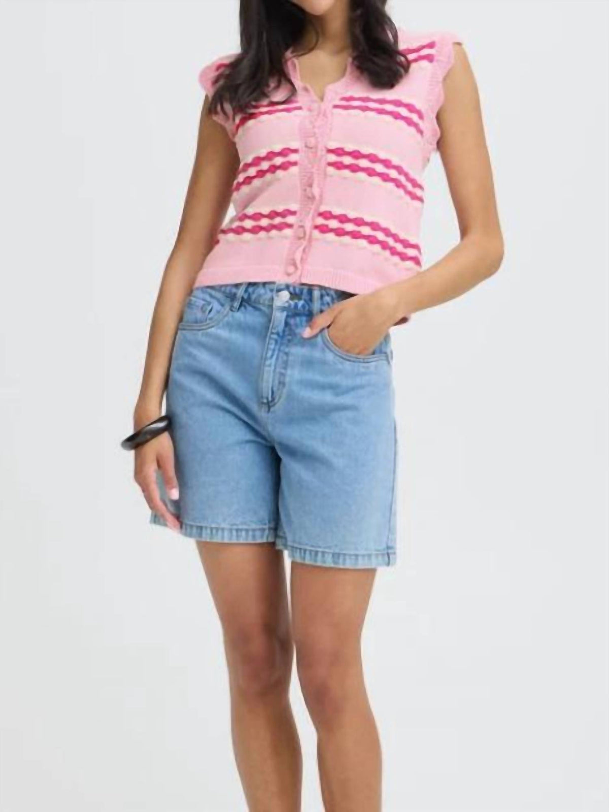 B.Young - Striped Slipover Top