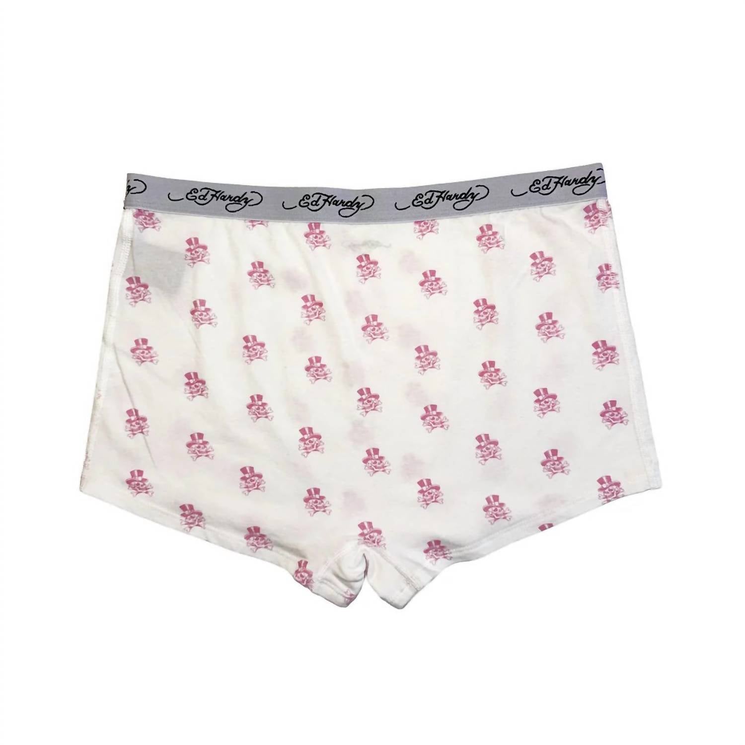 Ed Hardy - Women's Tophat Skull High Waisted Boxer Brief