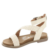Very G Women's Sylvie braided Strap Sandal in beige - women's sandal - alternate view