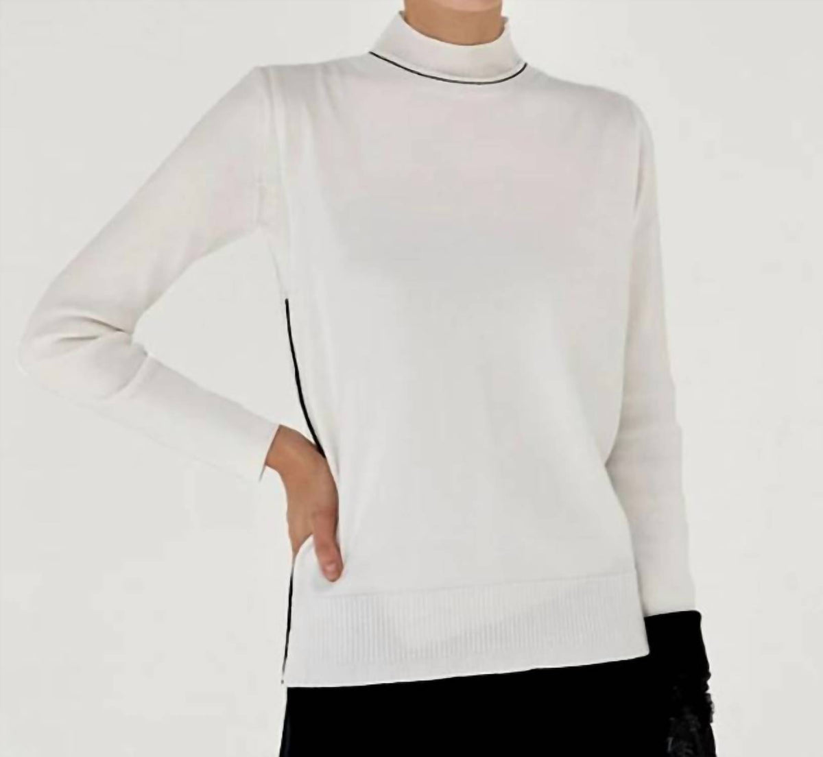 Anel - Golf Paris Backslit Knit Vest Top