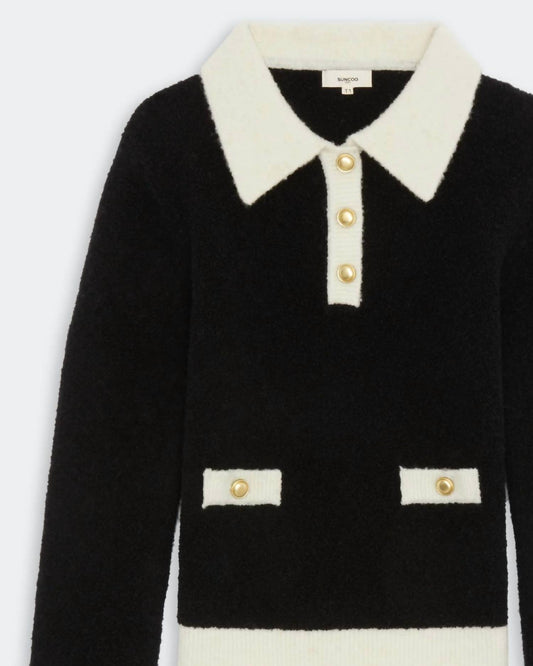 Suncoo - Women's Parsian Button Up Sweater